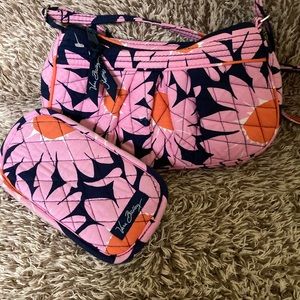 Vera Bradley Handbag & Eye Glass Case